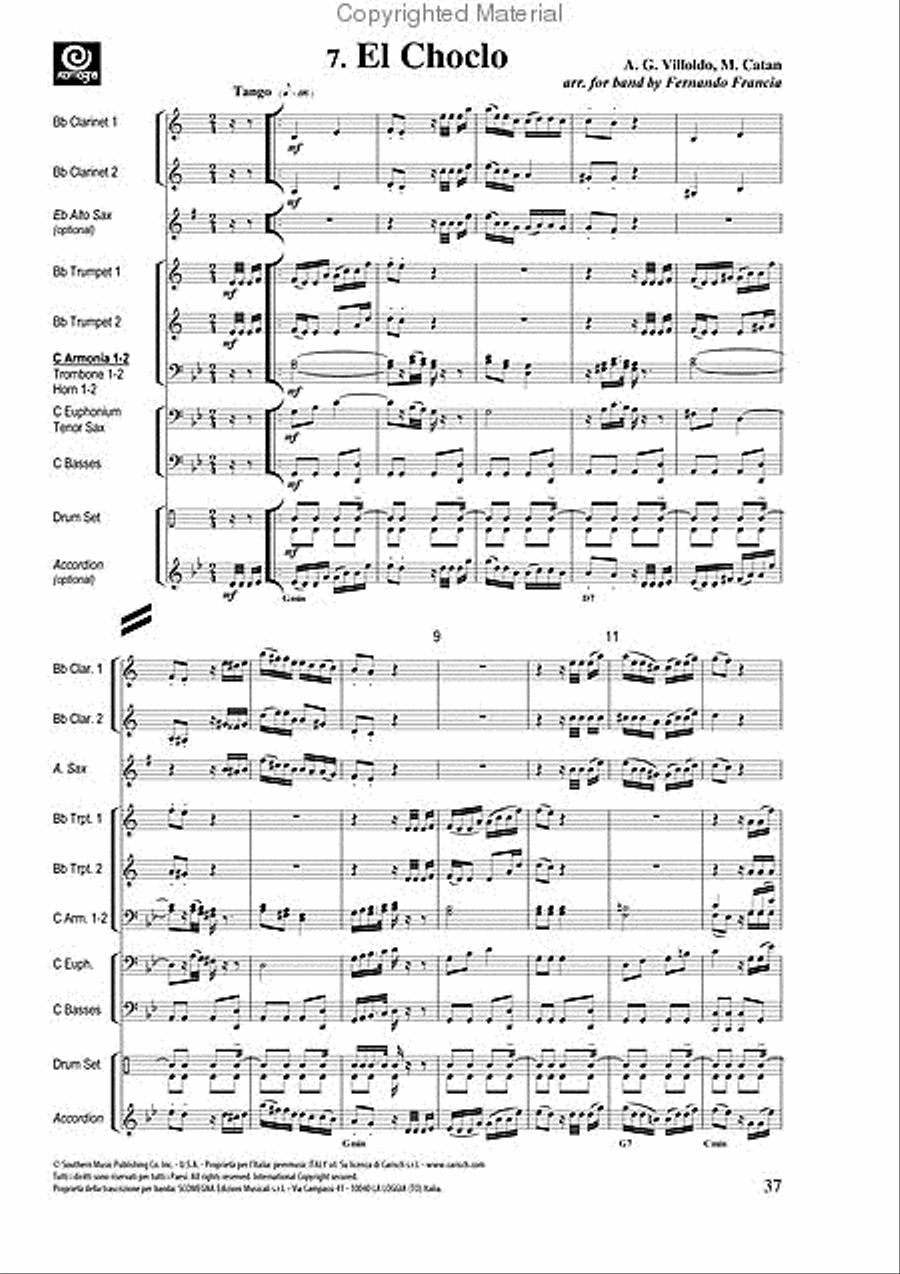 Green Book Vol. 2 - 12 Dance Numbers Marching Band scores gallery preview page 9