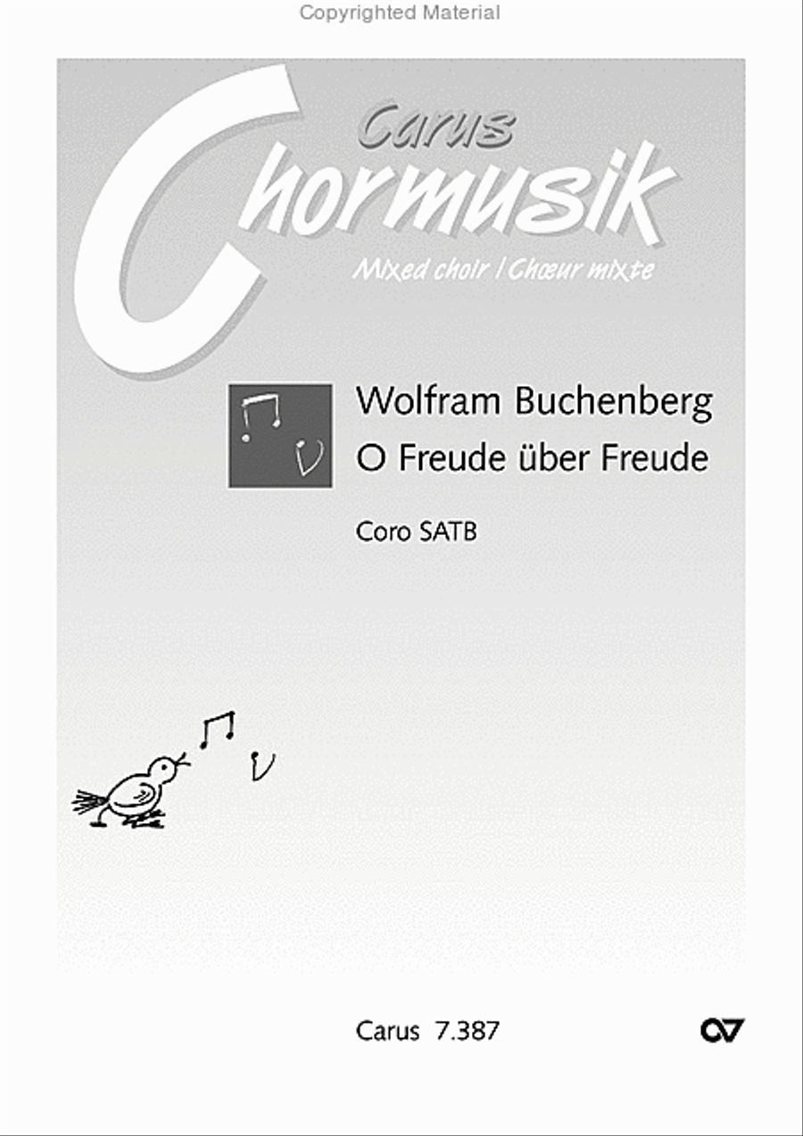 O Freude uber Freude 4-Part scores gallery preview page 2