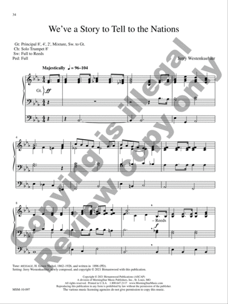 A Mighty Fortress A Mighty Fortress Organ scores gallery preview page 10