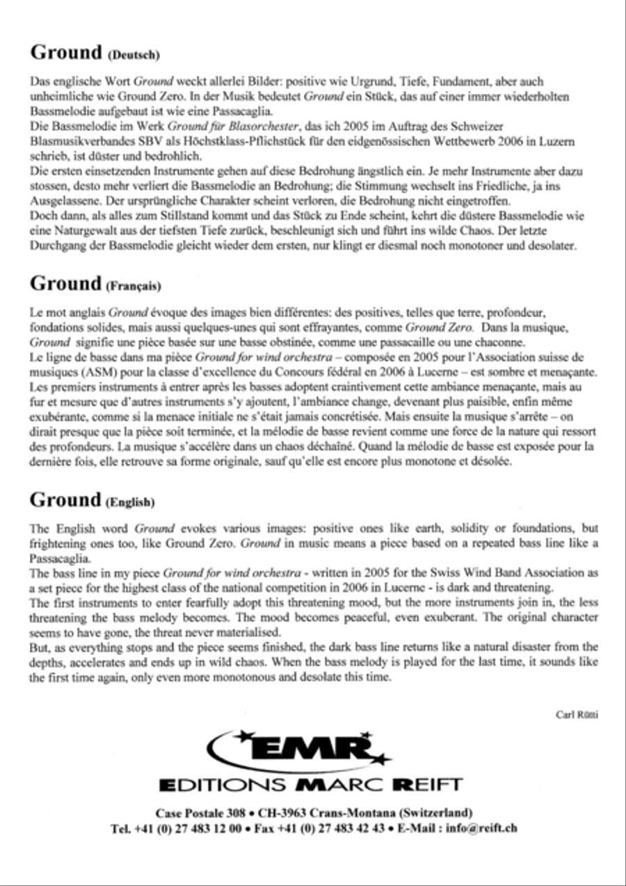 Ground Concert Band scores gallery preview page 4