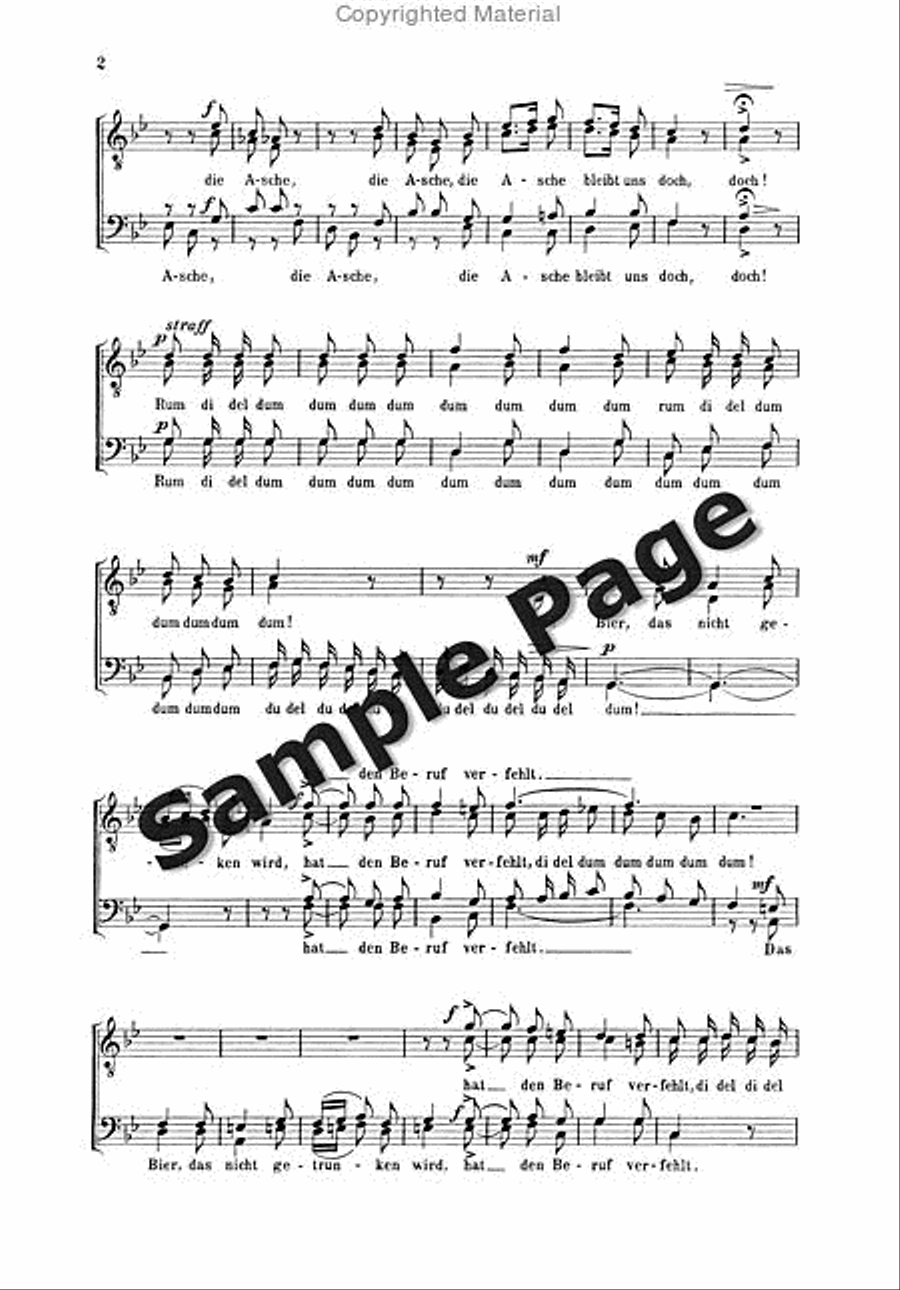 Biergesaengel Ttbb TTBB scores gallery preview page 3
