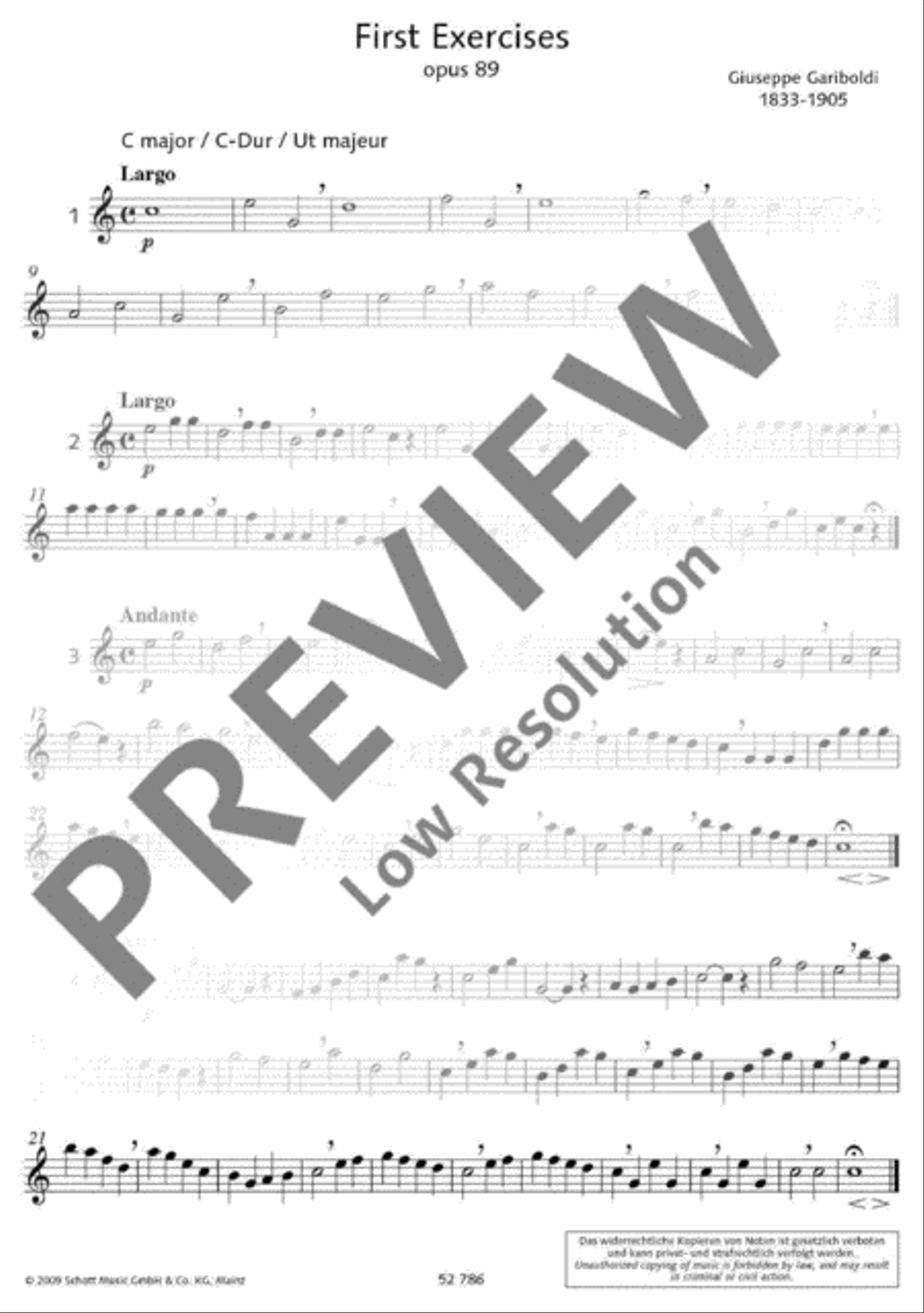 First Exercises Flute scores gallery preview page 11
