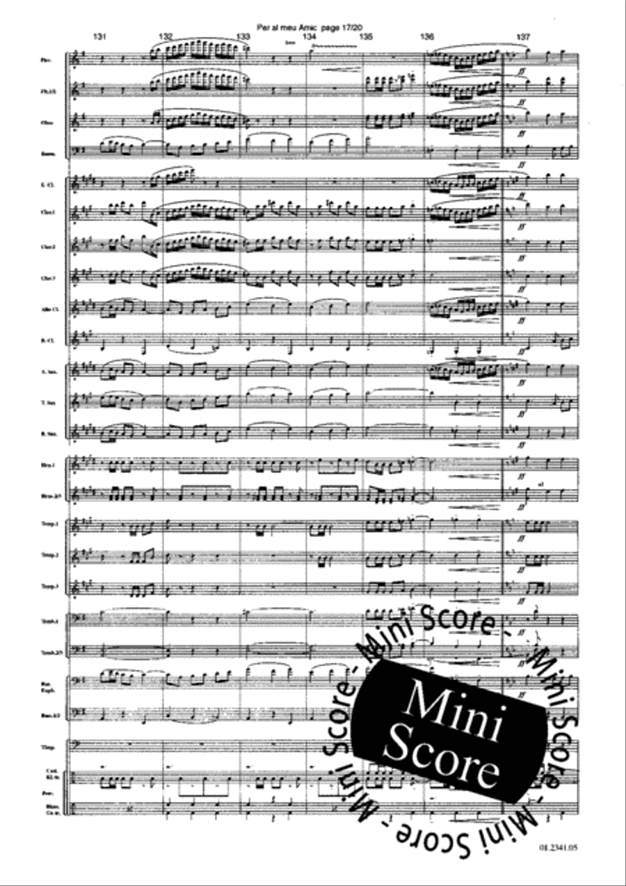 For My Friend Concert Band scores gallery preview page 21