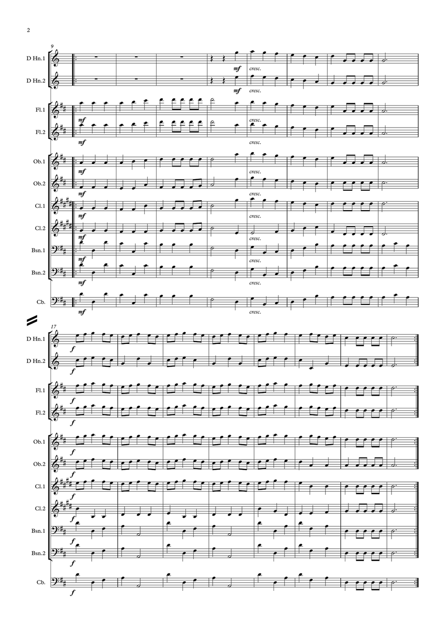 Handel: Suite No.2 in D (HWV349) 
