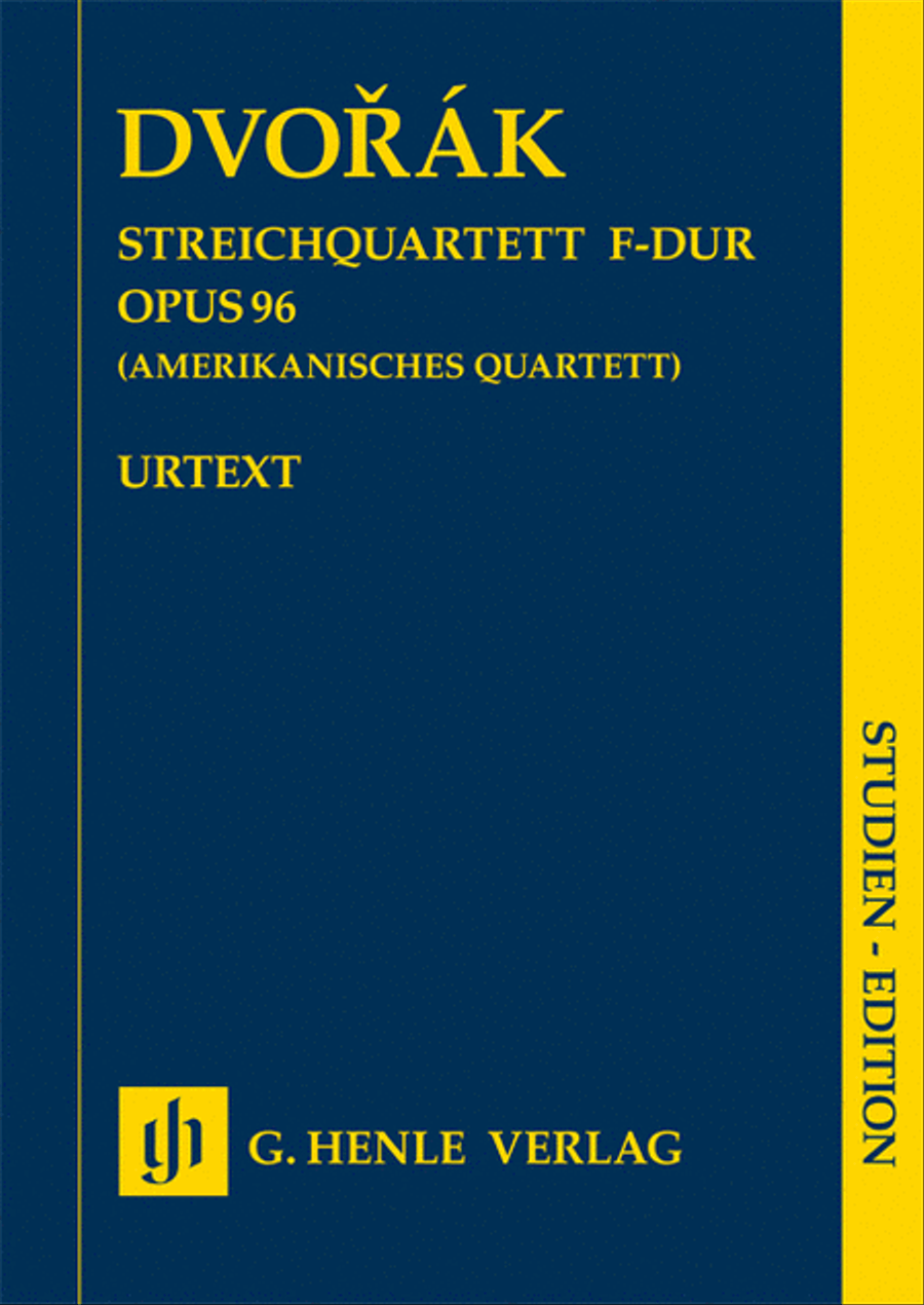 String Quartet F major op. 96 (American Quartet) op. 96 String Quartet scores gallery preview page 1