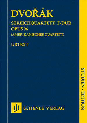 Book cover for String Quartet F major op. 96 (American Quartet) op. 96