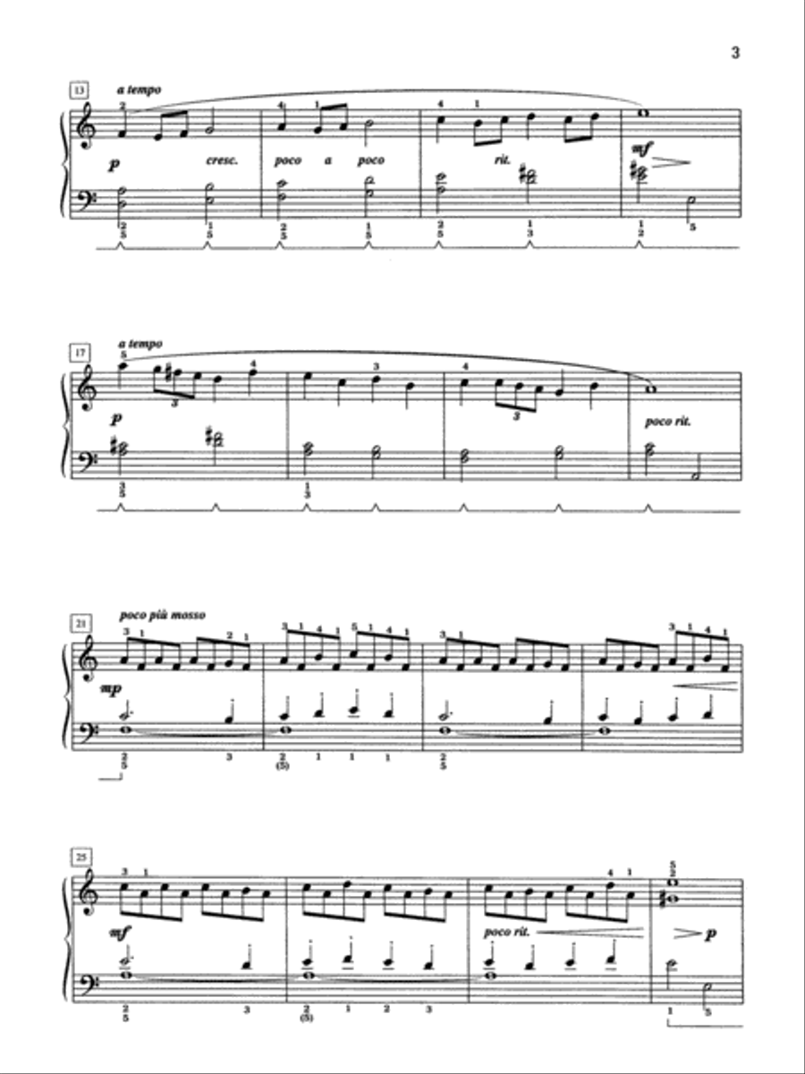 Spring Lark Piano Solo scores gallery preview page 3