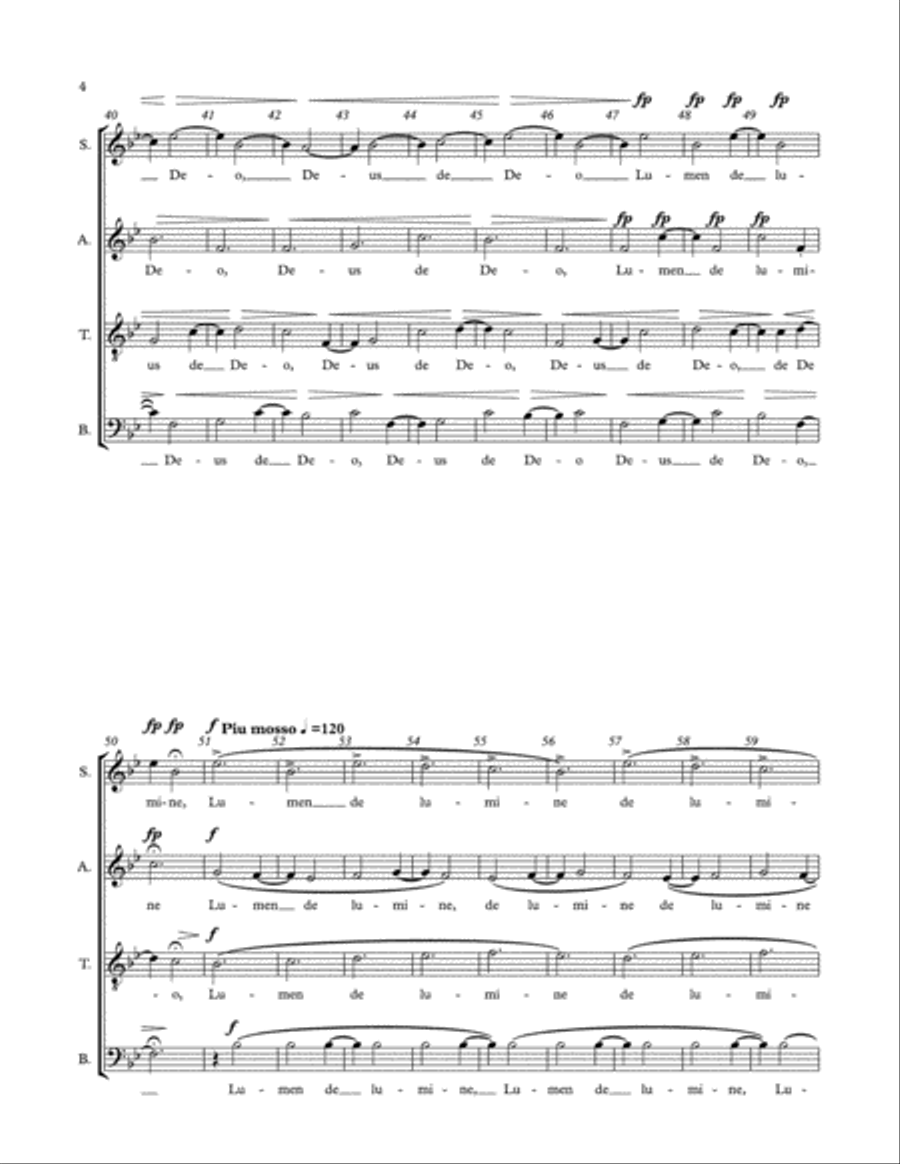 Campanas II 4-Part scores gallery preview page 3