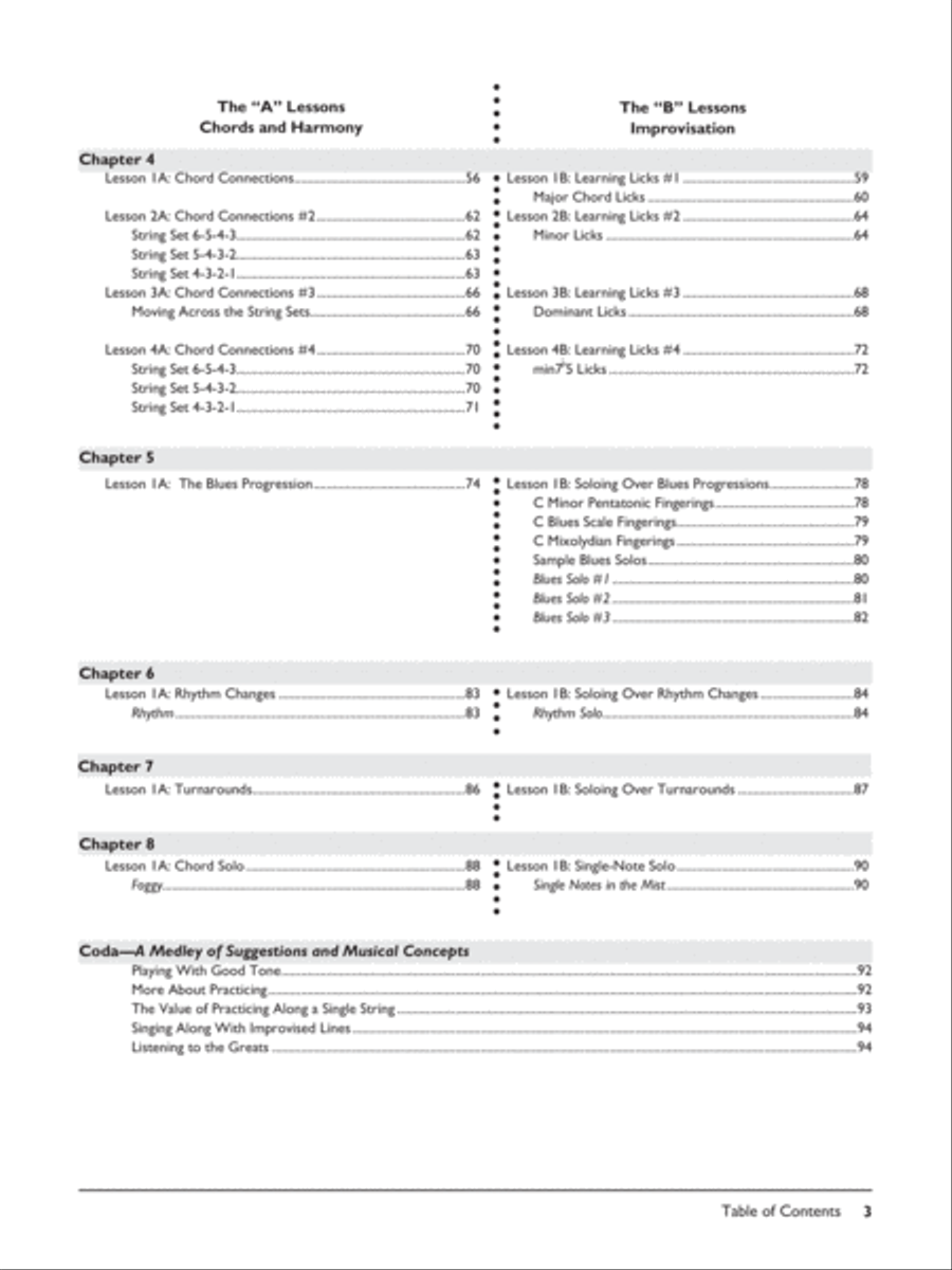 Complete Jazz Guitar Method Electric Guitar scores gallery preview page 3