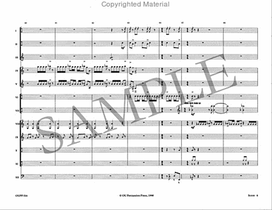 The Phantom Dances Percussion Ensemble scores gallery preview page 7