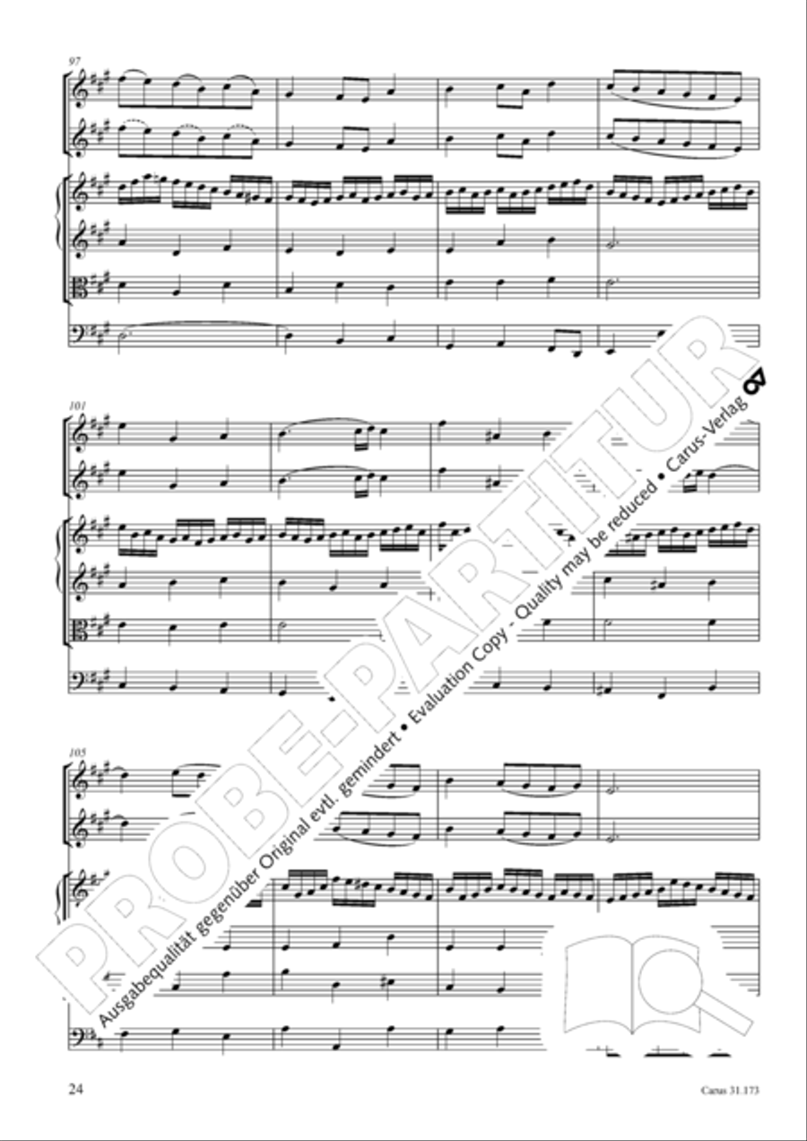 Exalted flesh and blood (Erhohtes Fleisch und Blut) 4-Part scores gallery preview page 24