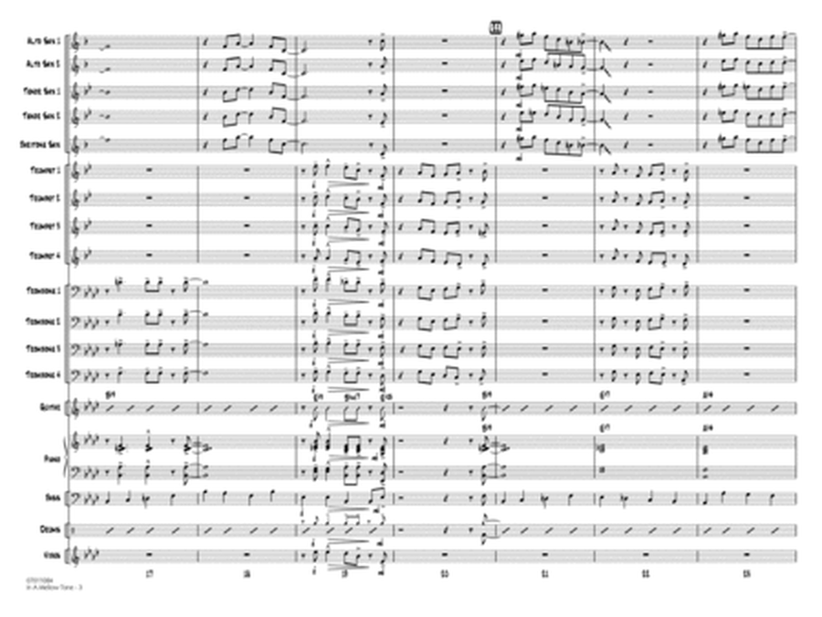 In a Mellow Tone (arr. Mark Taylor) - Full Score