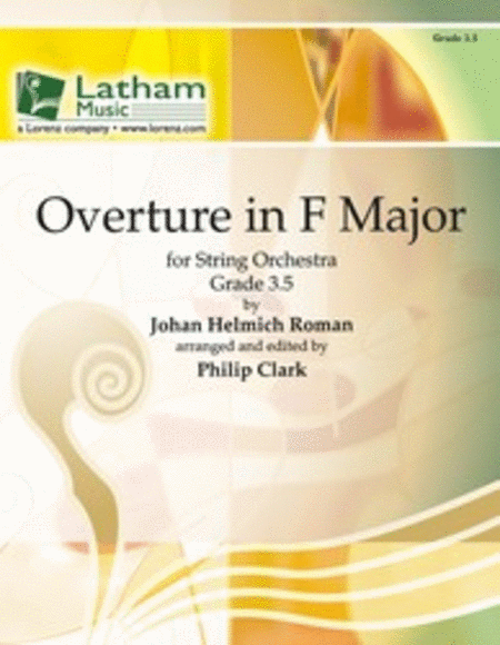 Overture in F Major for String Orchestra image number null