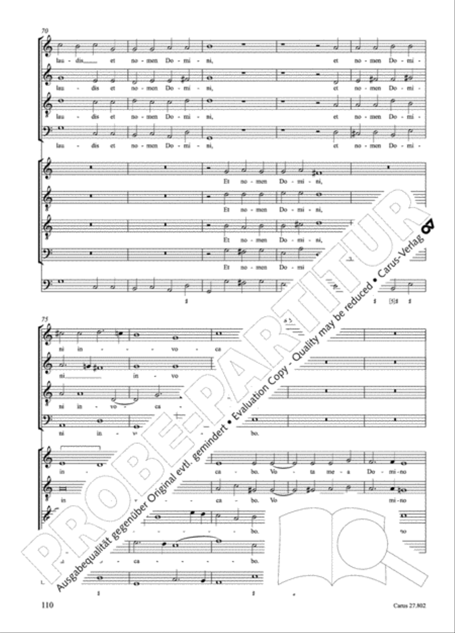 Salmi I (Selva morale e spirituale) Collection / Songbook scores gallery preview page 135