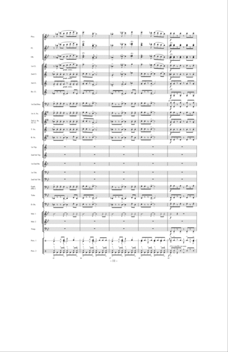 Nightflight Concert Band scores gallery preview page 10