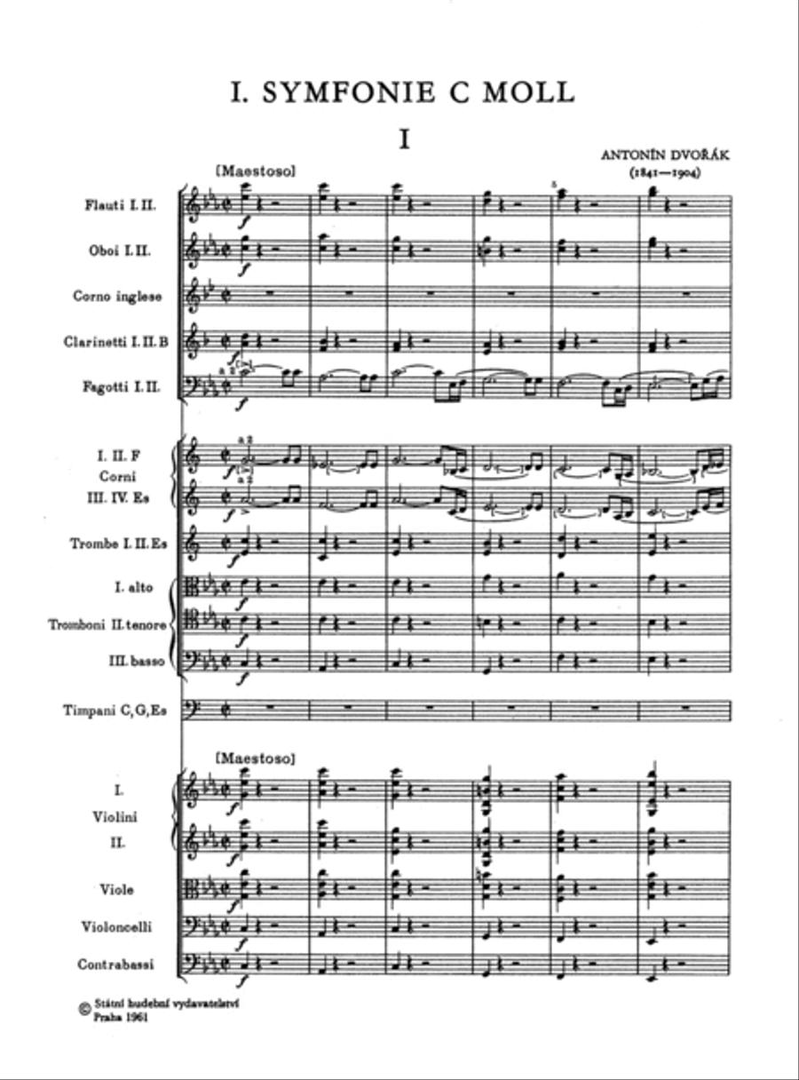 Symphony No. 1 c minor Orchestra scores gallery preview page 2