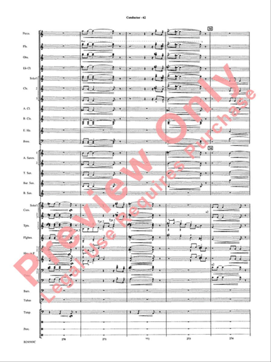 Jericho Concert Band scores gallery preview page 67