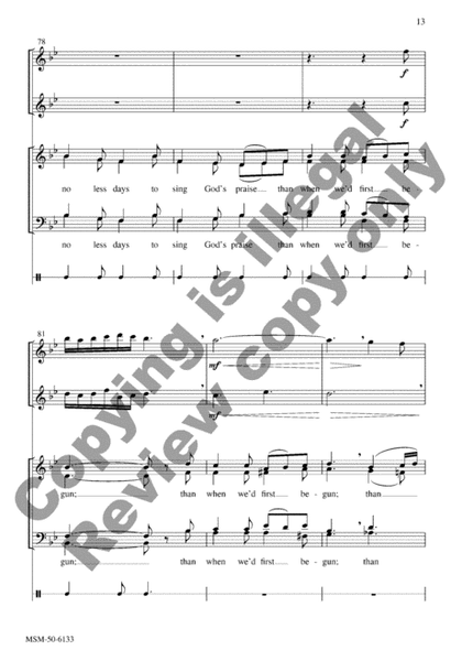 Amazing Grace (Choral Score) image number null