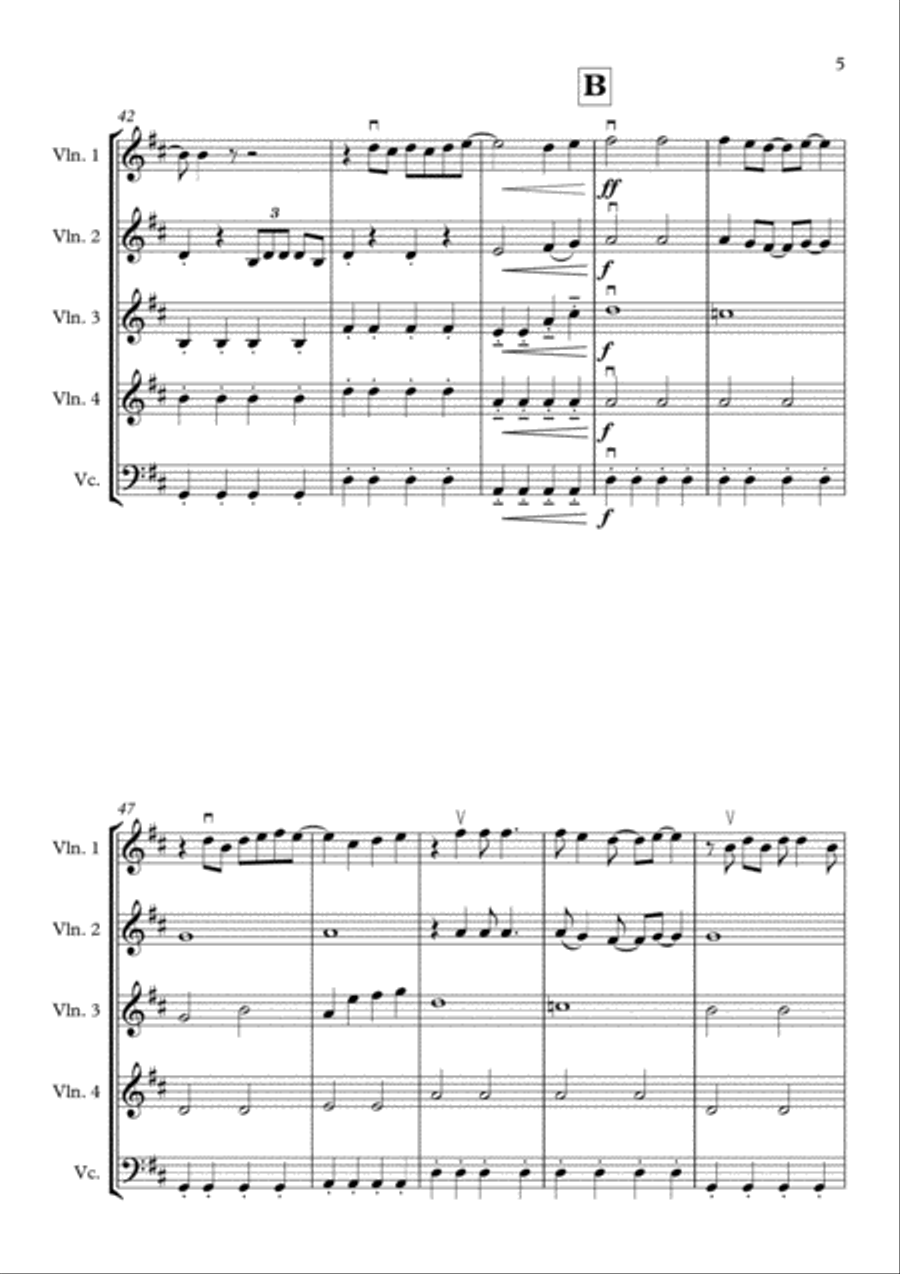 Hi Ho Silver Lining Small Ensemble scores gallery preview page 5