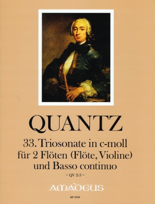 Trio Sonata No. 33 in C minor QV2:3