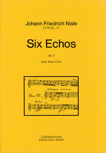Six Echos pour deux Cors op. 3