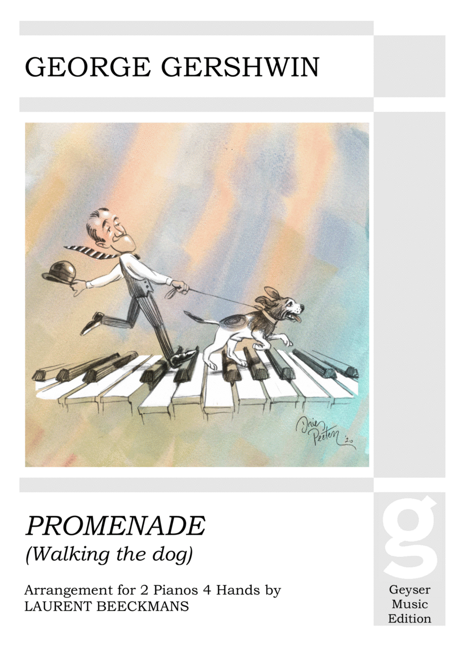 Promenade (walking The Dog) 2 Pianos, 4-Hands scores gallery preview page 1