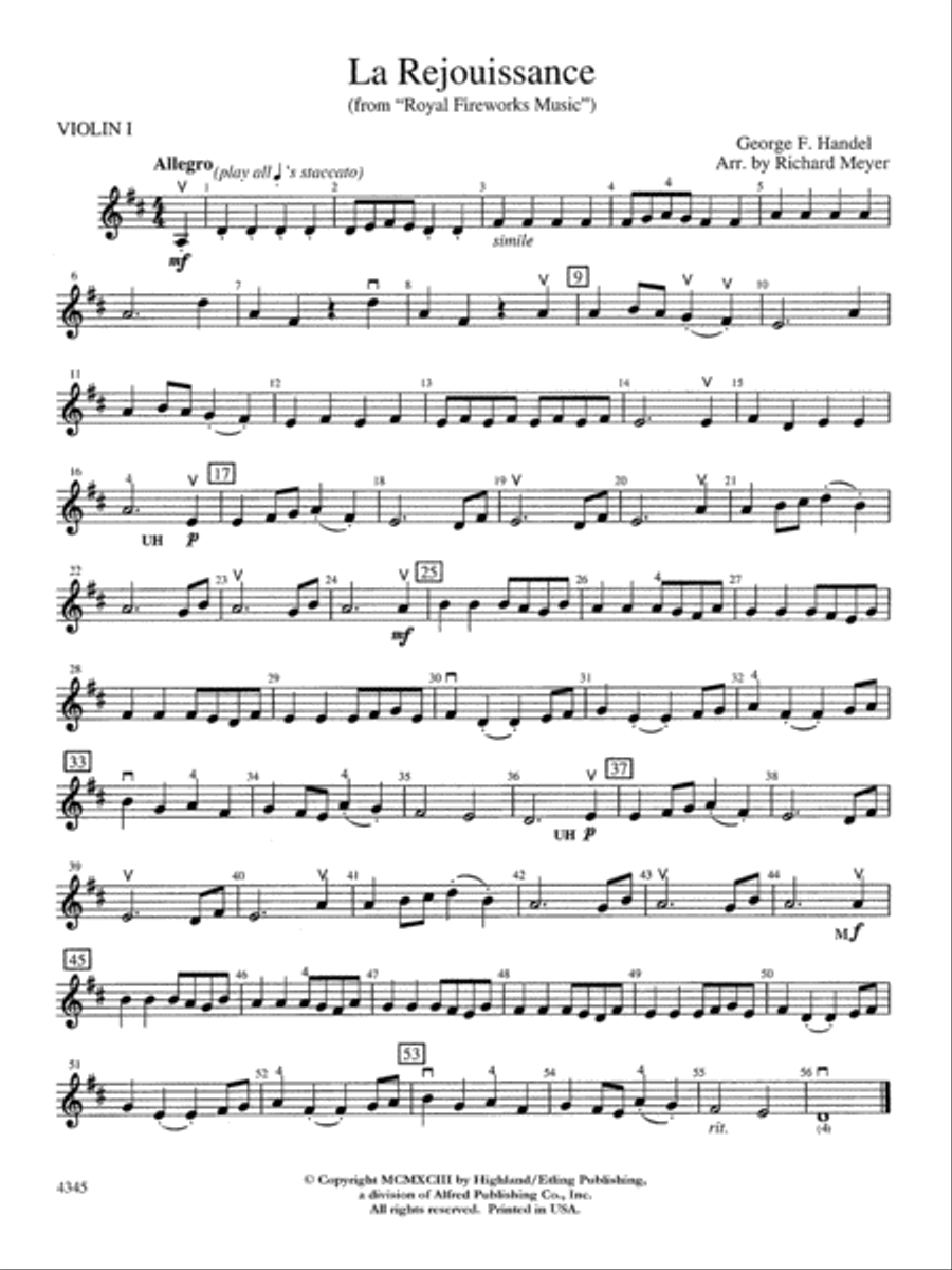Renaissance cheap violin music