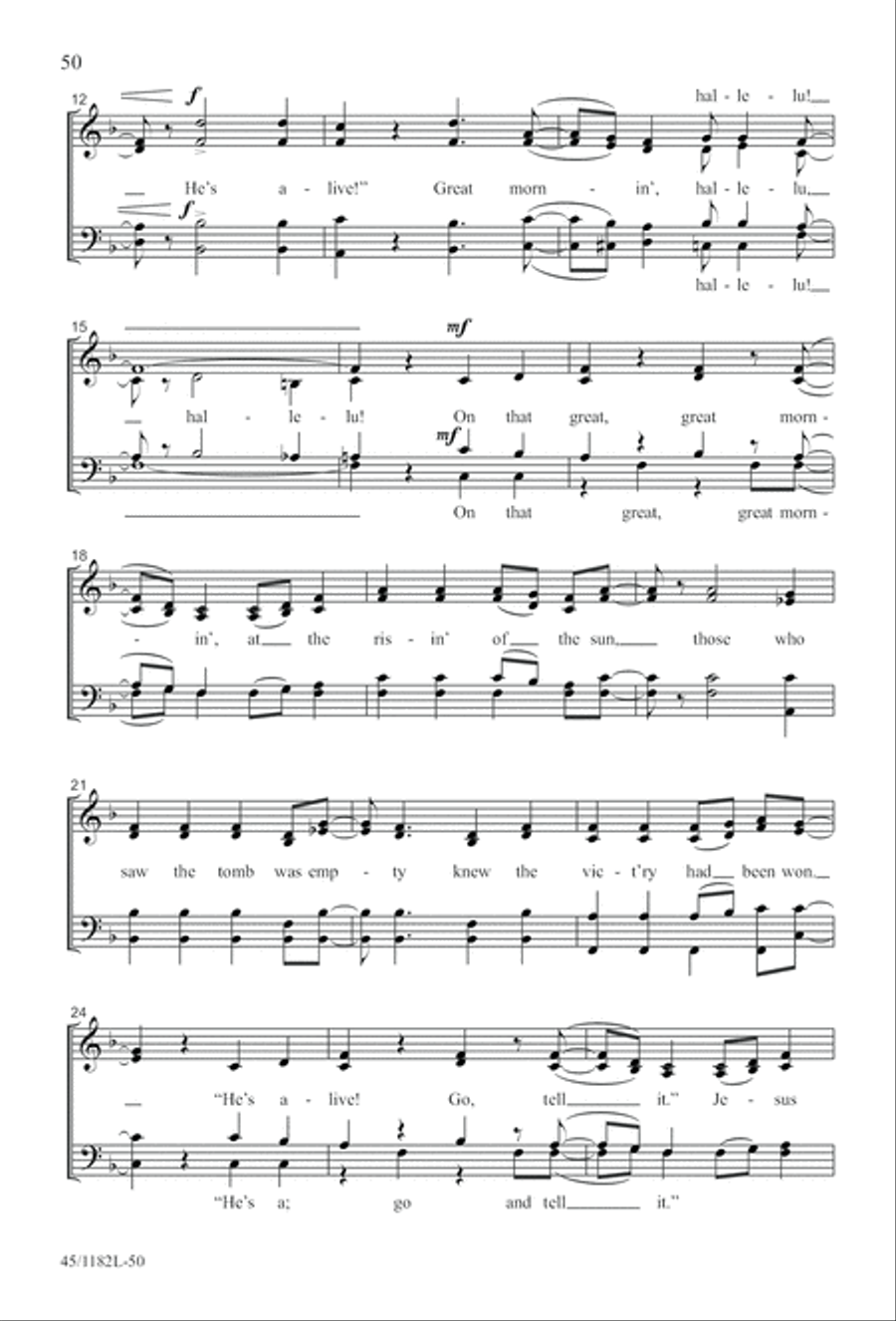 All Around A Cappella 4-Part scores gallery preview page 50