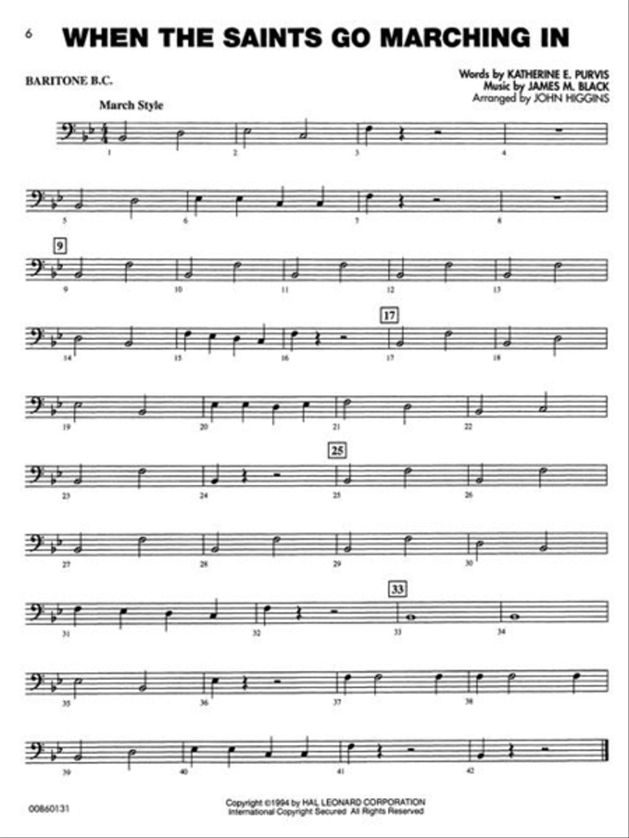 Concert Favorites Vol. 1 – Baritone B.C. Concert Band Methods scores gallery preview page 5