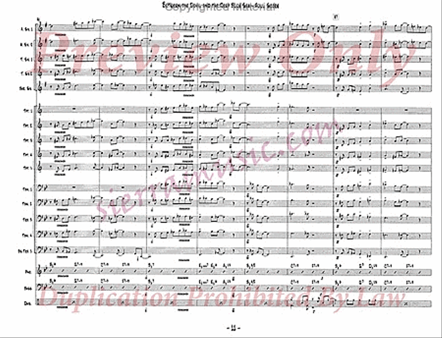 Between The Devil And The Deep Blue Sea Jazz Ensemble scores gallery preview page 12