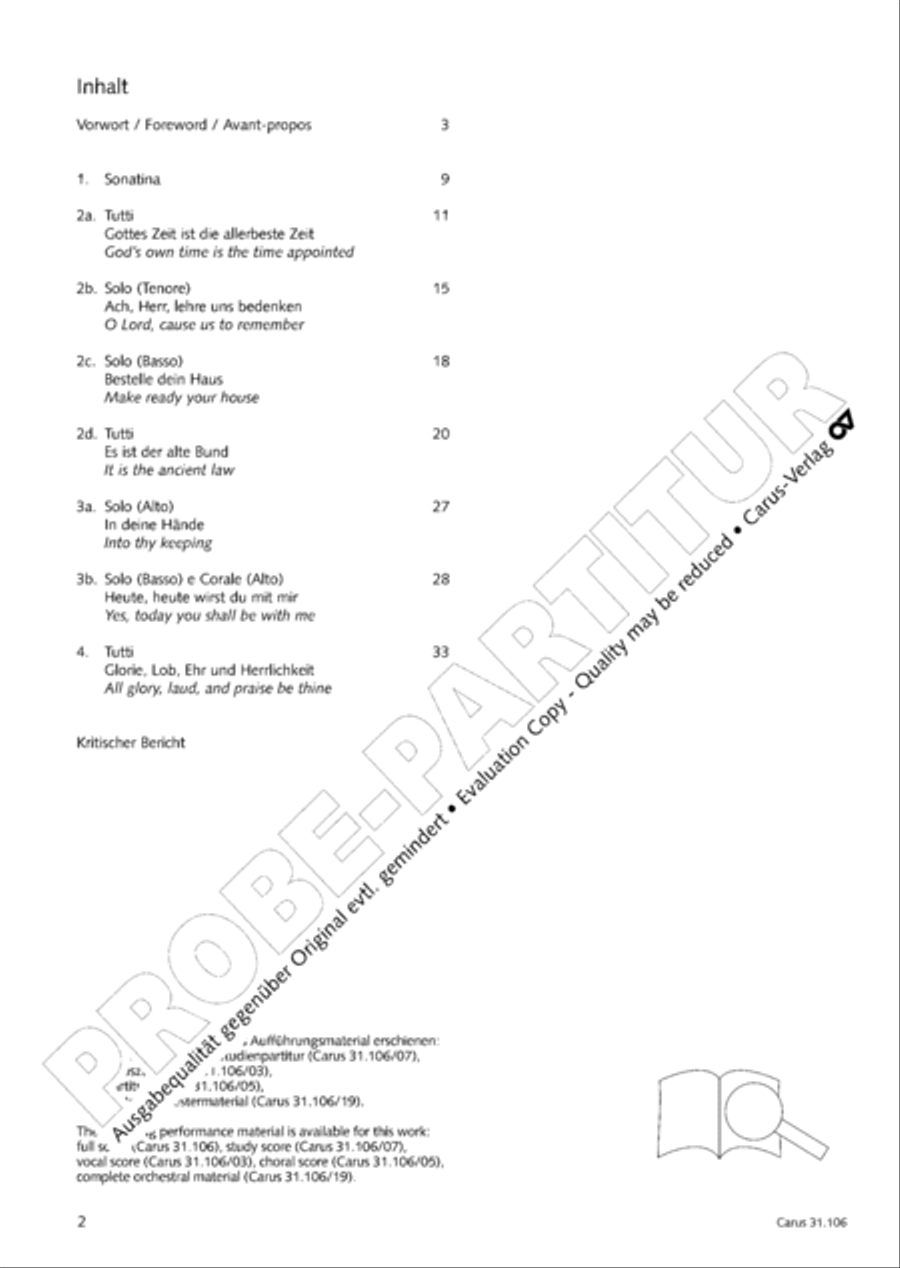 God's own time is the time appointed (Gottes Zeit ist die allerbeste Zeit) 4-Part scores gallery preview page 3