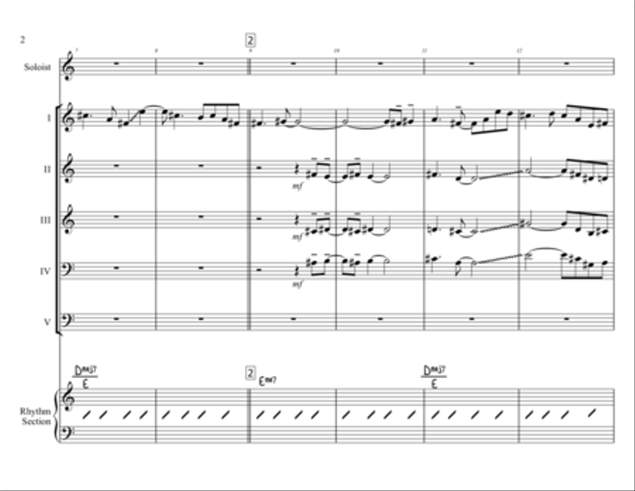 Appalachian Awakening Jazz Ensemble scores gallery preview page 2