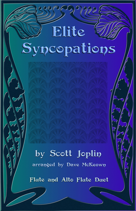 Book cover for The Elite Syncopations for Flute and Alto Flute Duet