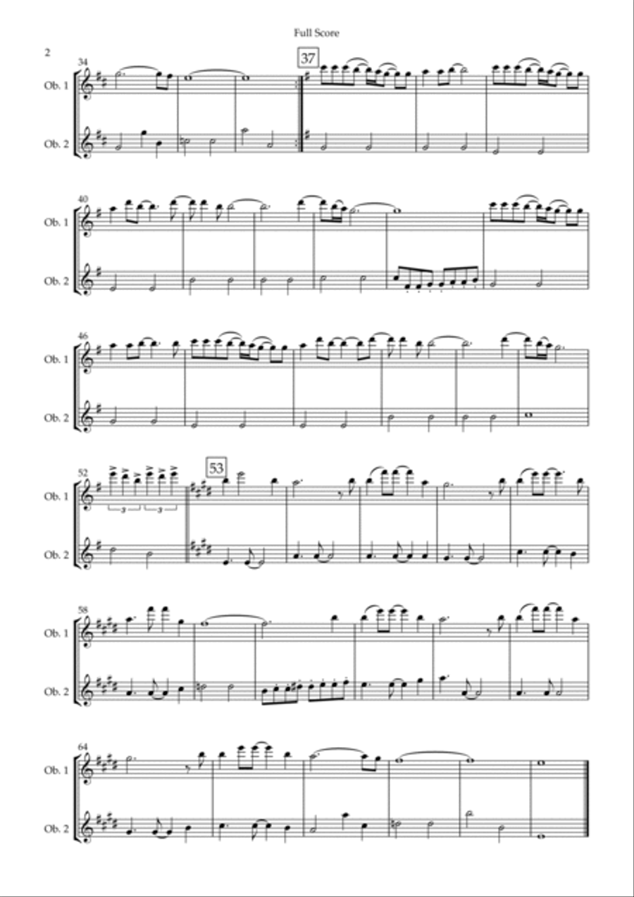 You'll Be In My Heart You'll Be In My Heart Woodwind Duet scores gallery preview page 2
