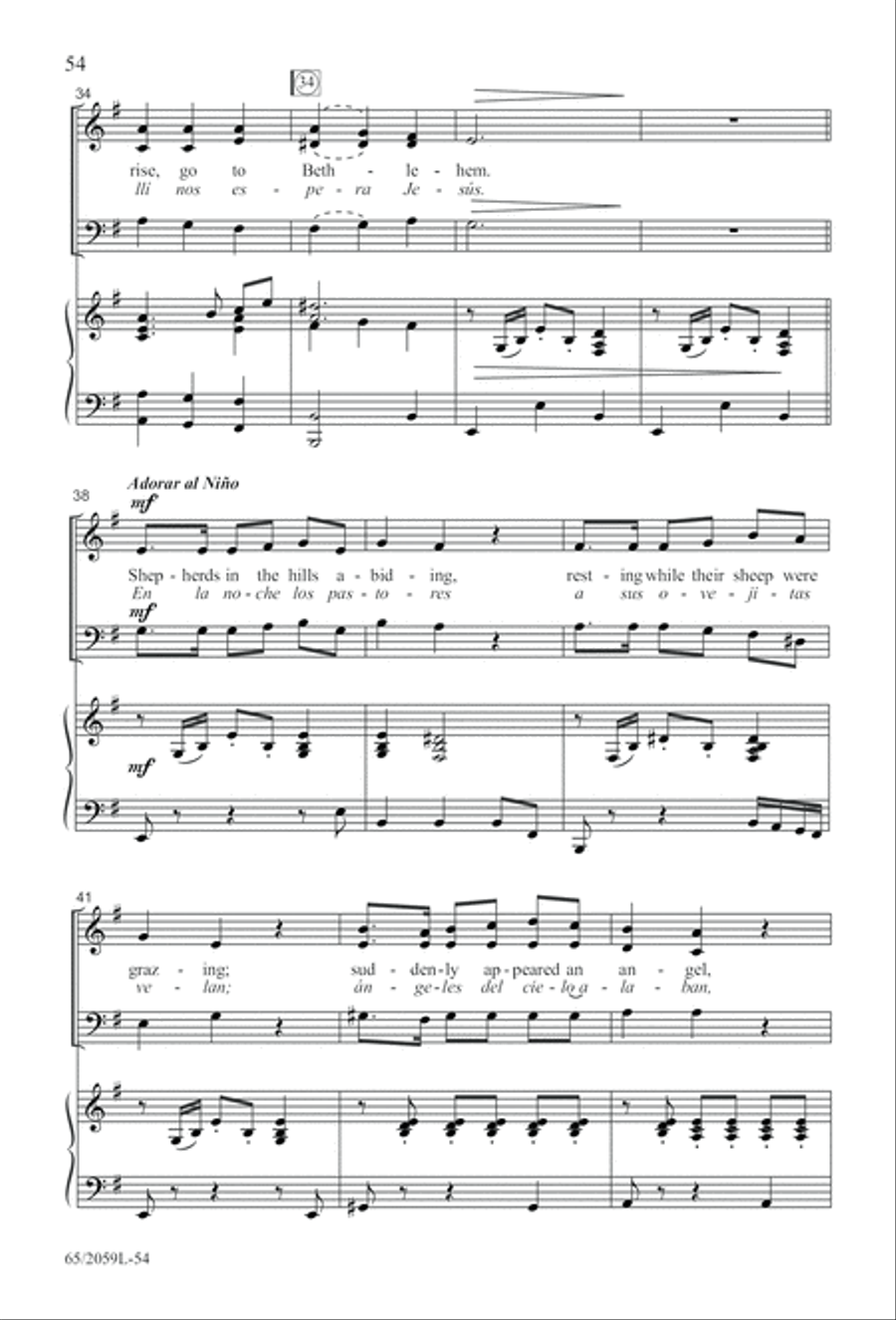 The Christmas Story The Christmas Story 3-Part scores gallery preview page 55