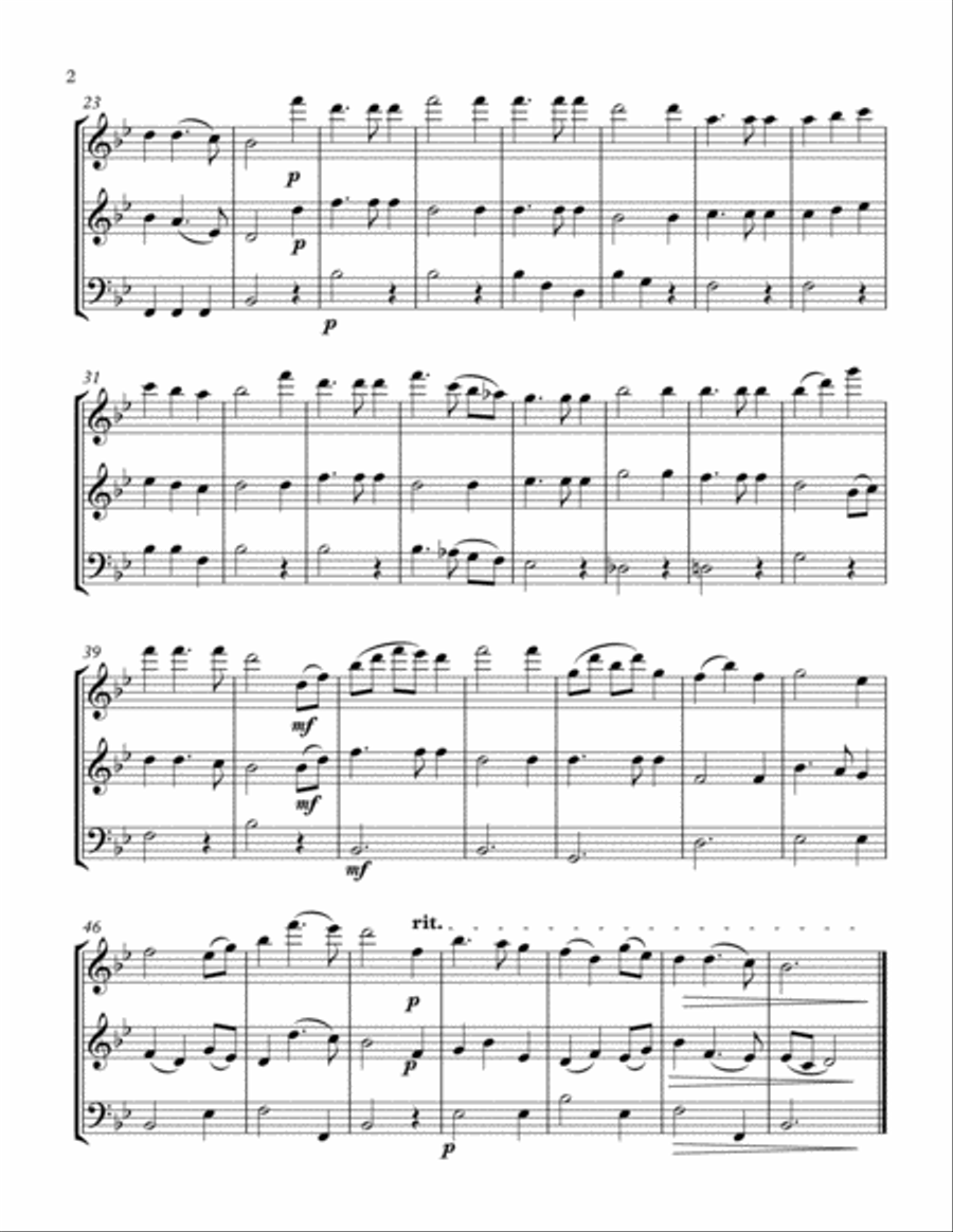 A Child of the King (wind trio) Woodwind Trio scores gallery preview page 2