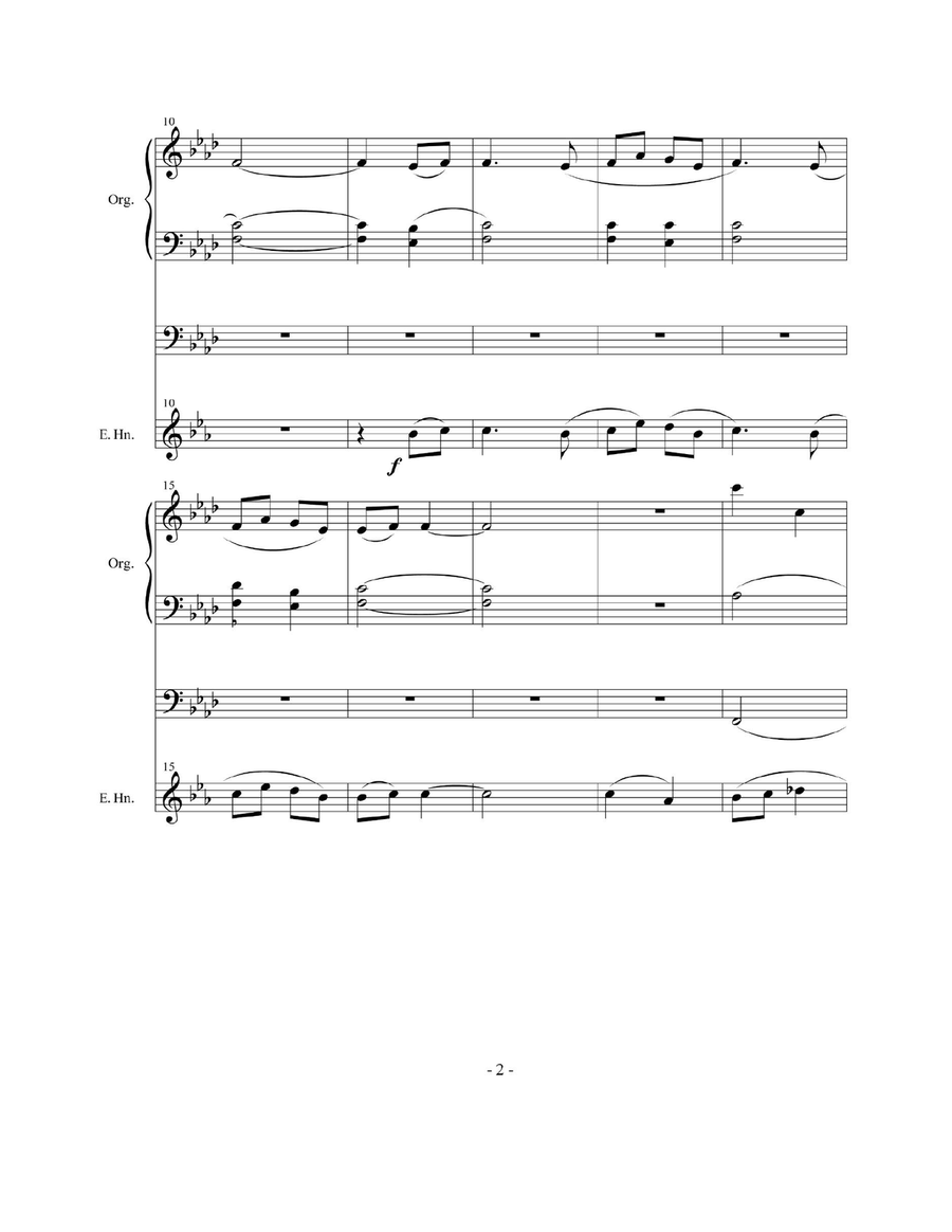 Ecce Lignum Crucis (Behold the wood of the Cross) Small Ensemble scores gallery preview page 3