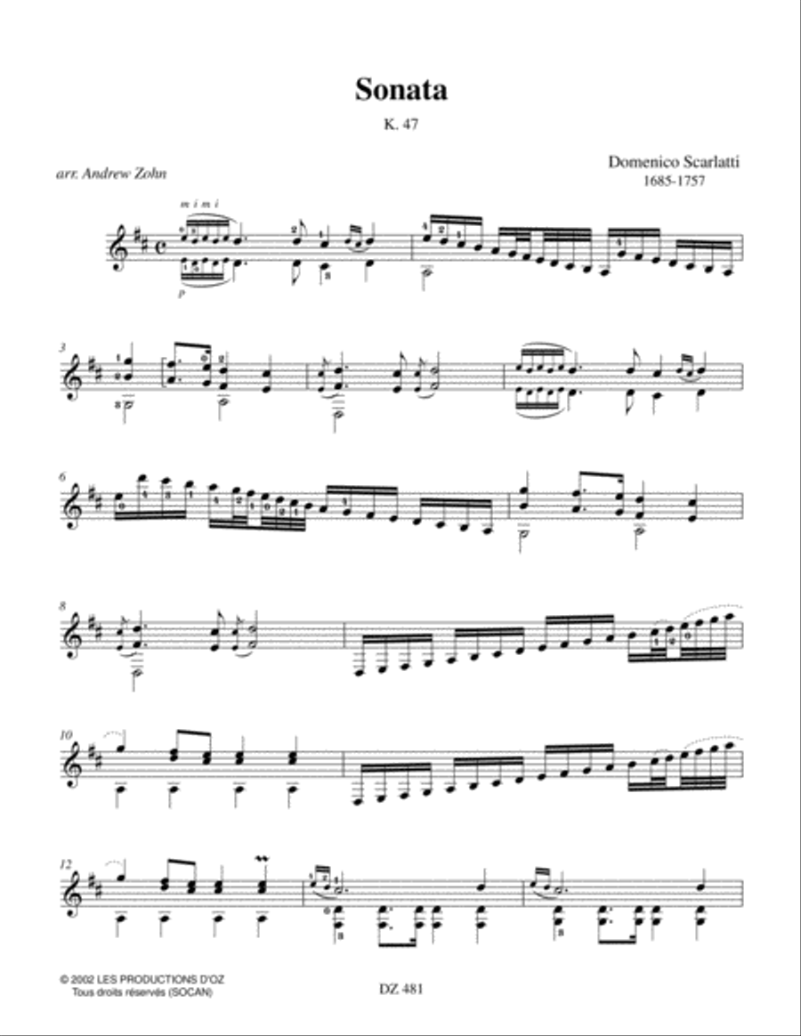 2 Sonatas 2 Sonatas Classical Guitar scores gallery preview page 4