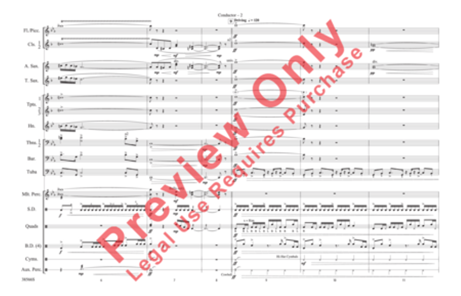 Caravan Marching Band scores gallery preview page 3