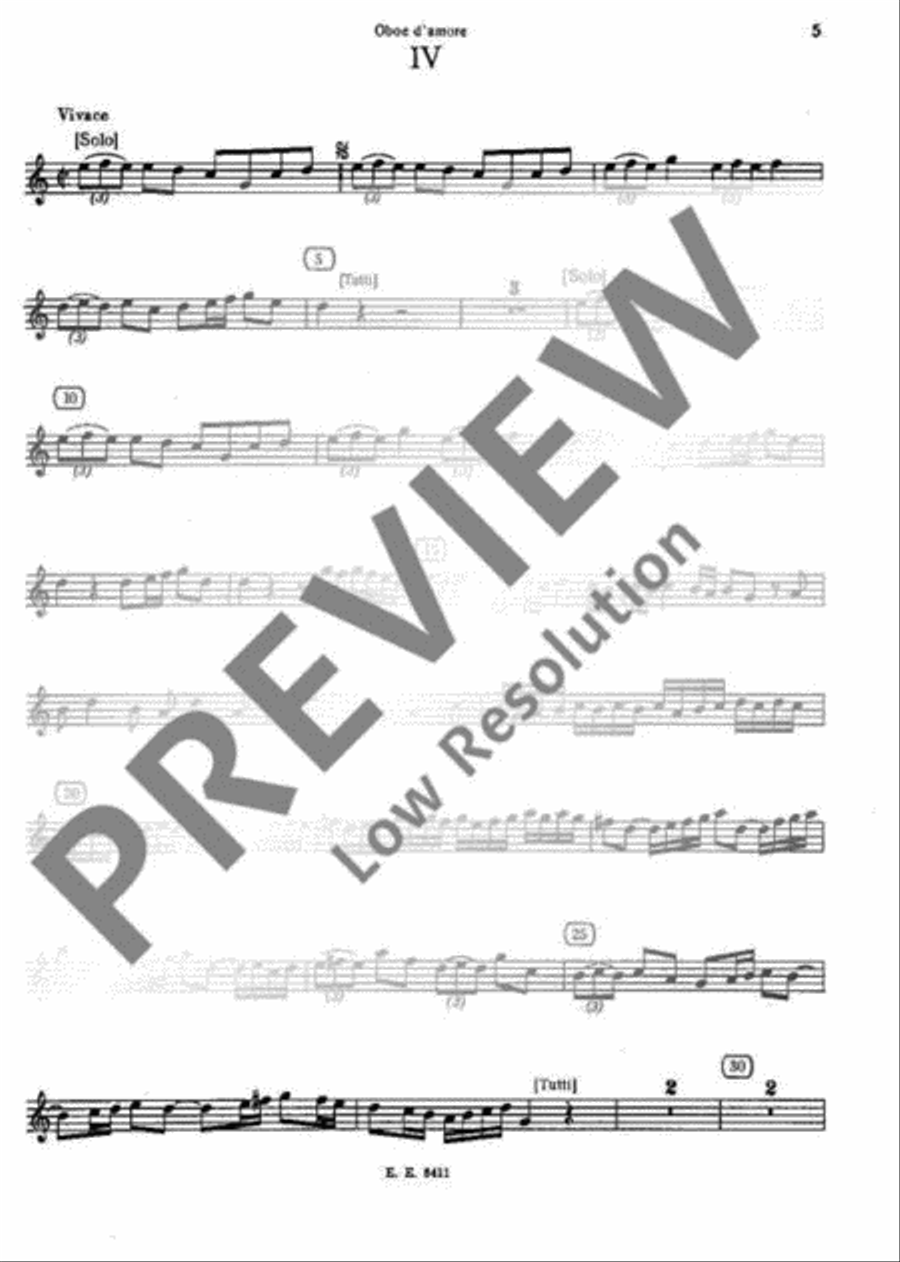 Concerto A major Oboe scores gallery preview page 6
