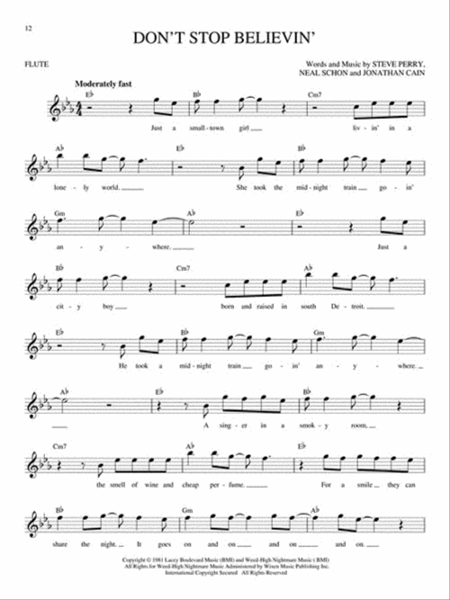 Easy Pop Melodies Easy Pop Melodies Flute Solo scores gallery preview page 3