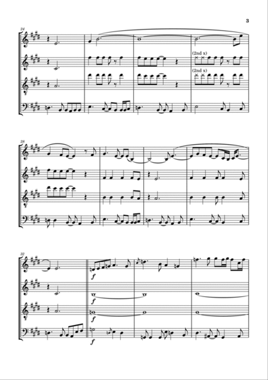 All Day Music Woodwind Quartet scores gallery preview page 4