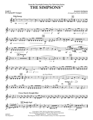 The Simpsons - Pt.2 - Bb Clarinet/Bb Trumpet