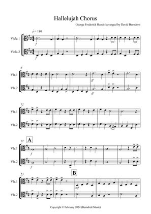 Hallelujah Chorus for Viola Duet