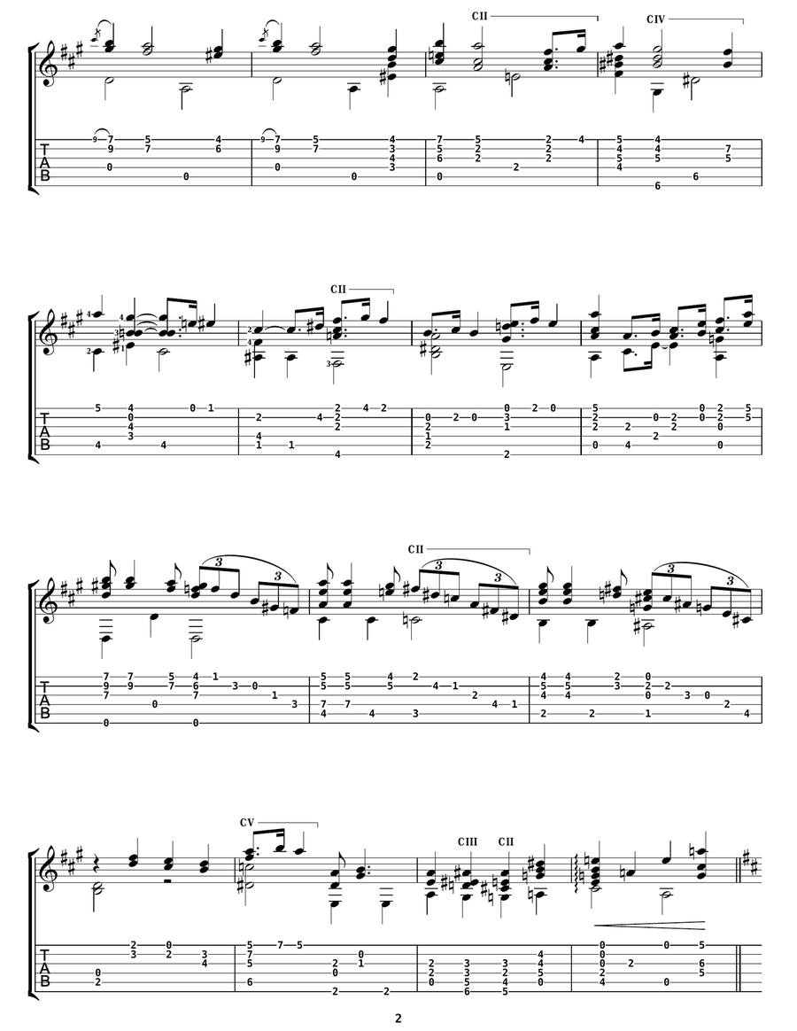 Someone To Watch Over Me Electric Guitar scores gallery preview page 2