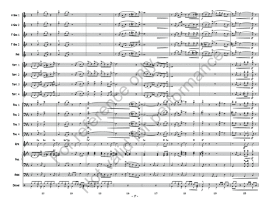 Victor's Return Victor's Return Jazz Ensemble scores gallery preview page 18
