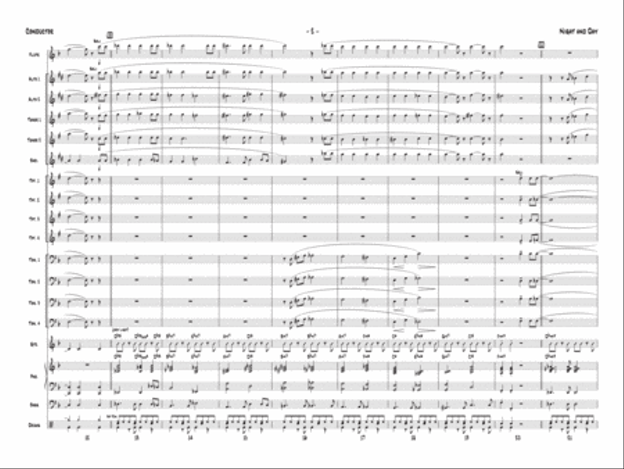 Night and Day Night and Day Jazz Ensemble scores gallery preview page 3