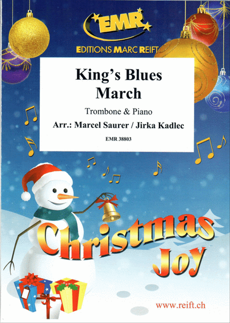 King's Blues March Piano Accompaniment scores gallery preview page 1