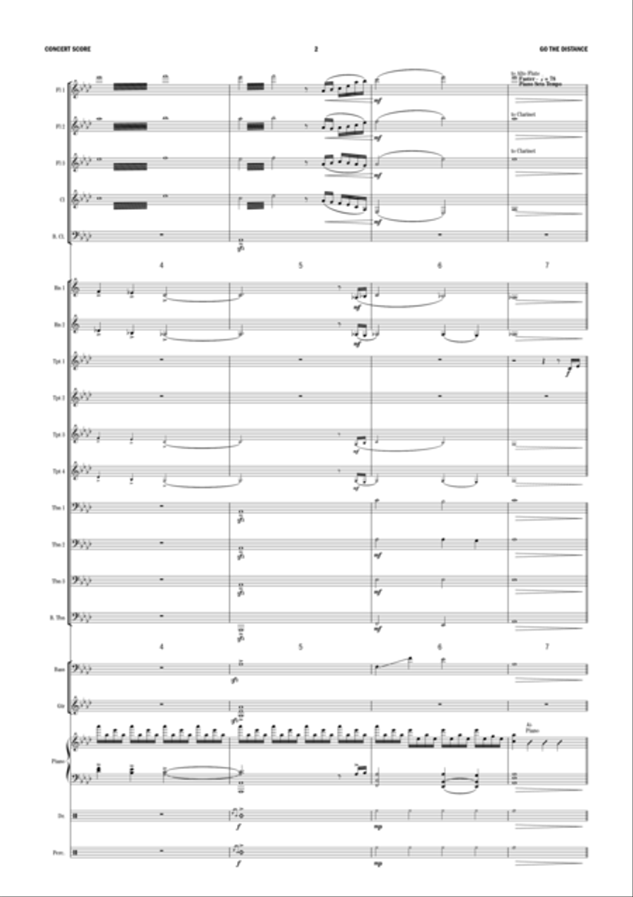 Go The Distance Jazz Ensemble scores gallery preview page 2