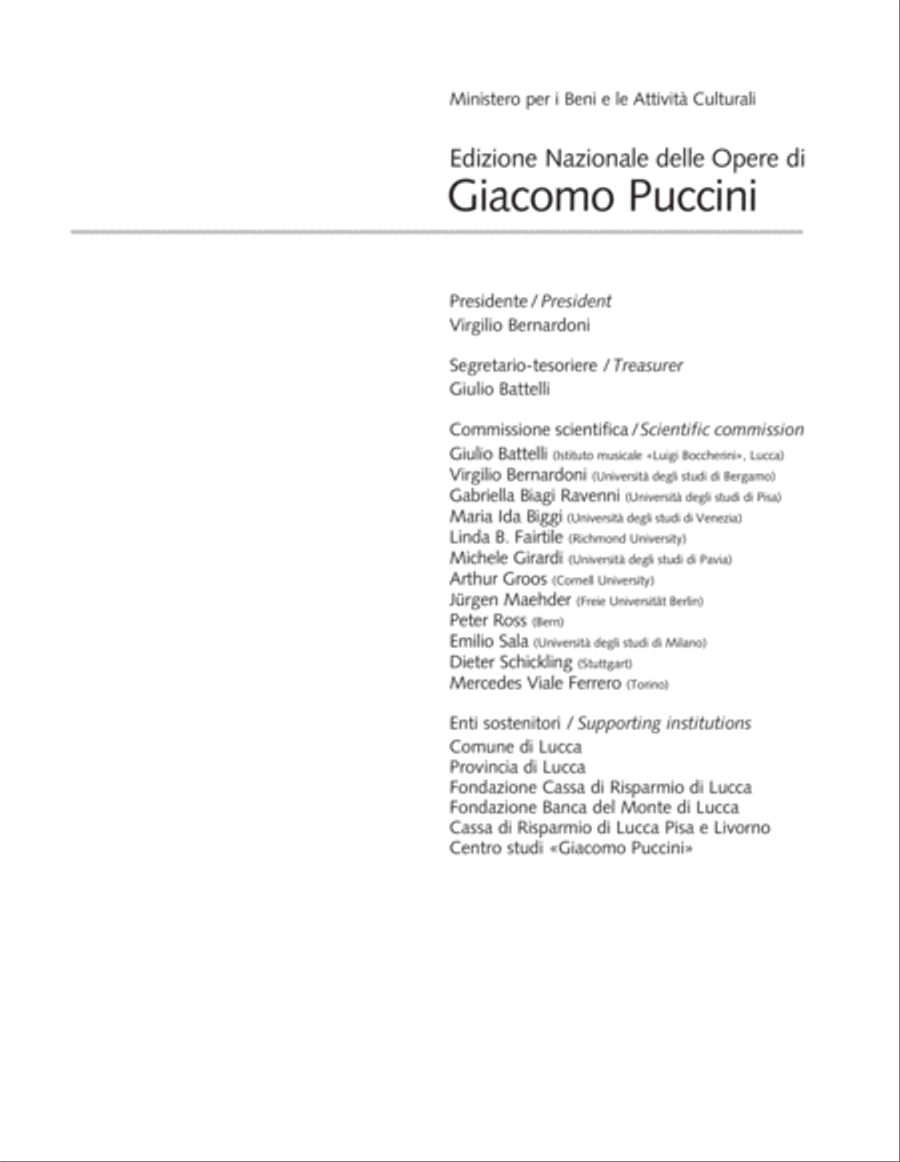 Edizione Nazionale delle Opere di Giacomo Puccini. II. Instrumental music; 1. Works for orchestra (vol. II/1) Score scores gallery preview page 4